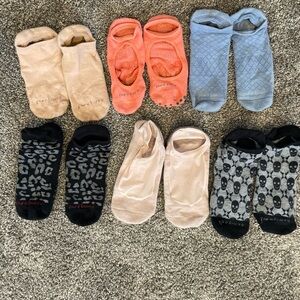 Pure Barre Sticky Socks size small like new. New $20-$23 all 6 for $39